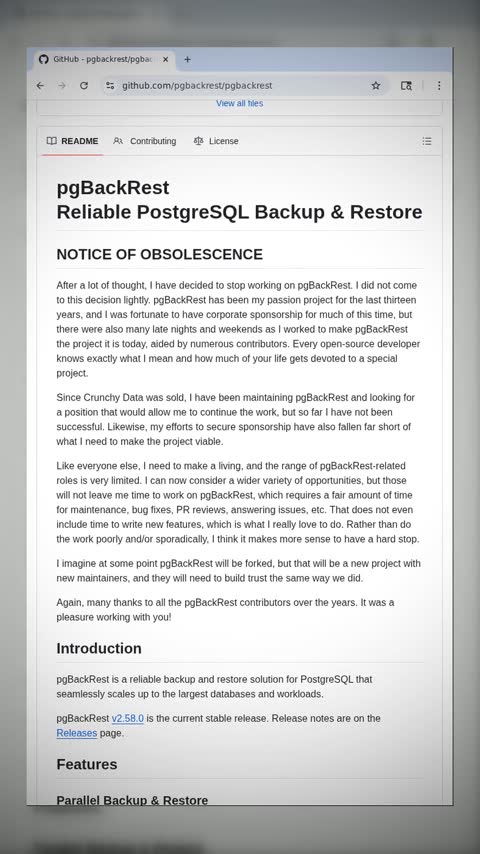 Video preview for pgbackrest/pgbackrest