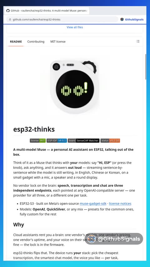 Video preview for raullenchai/esp32-thinks