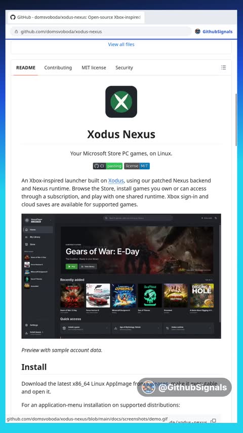 Video preview for domsvoboda/xodus-nexus