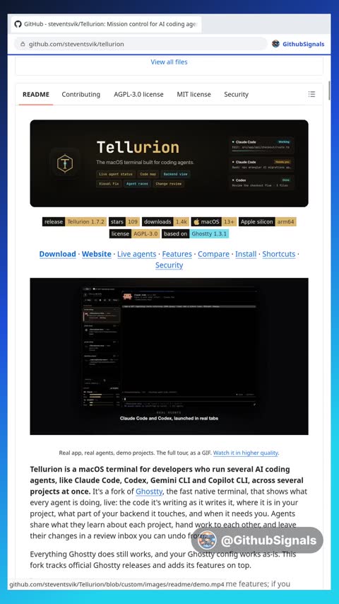 Video preview for steventsvik/tellurion