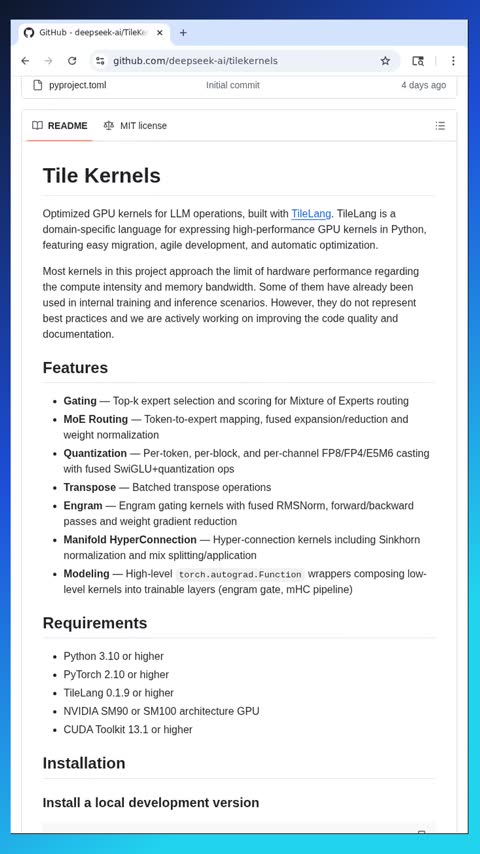 Video preview for deepseek-ai/tilekernels