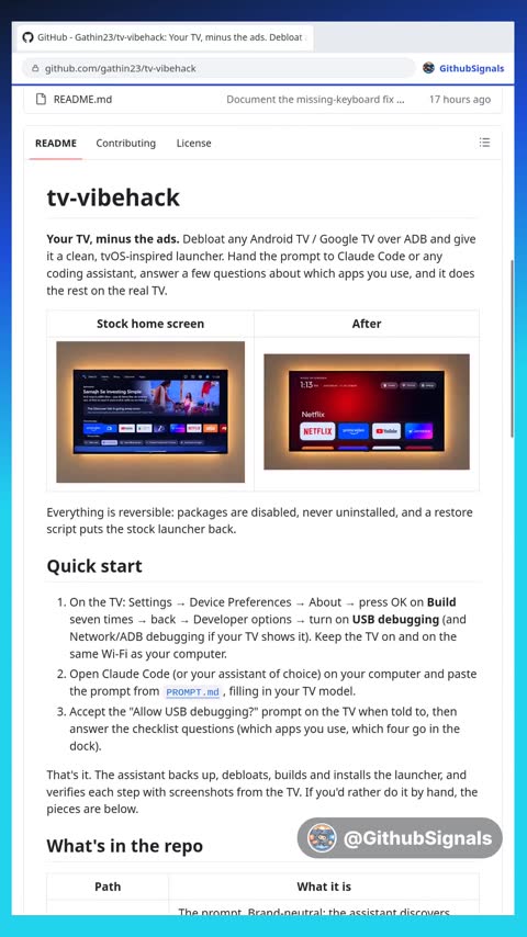 Video preview for gathin23/tv-vibehack