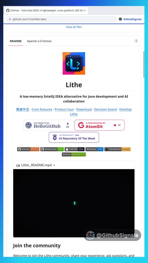 Video preview for 1lck/lithe-idea