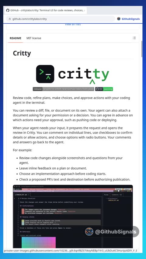 Video preview for crittylabs/critty