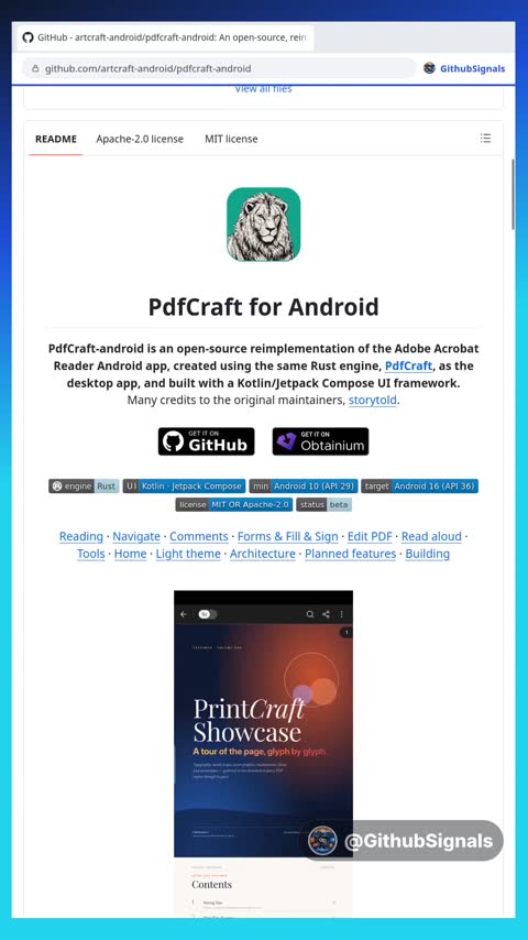 Video preview for artcraft-android/pdfcraft-android