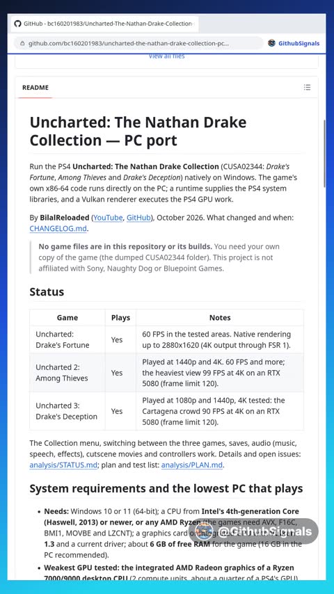 Video preview for bc160201983/uncharted-the-nathan-drake-collection-pc-port