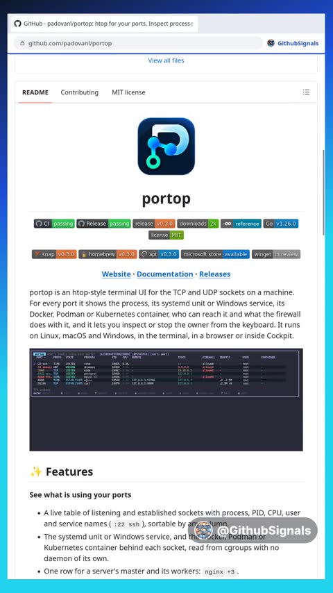 Video preview for padovanl/portop
