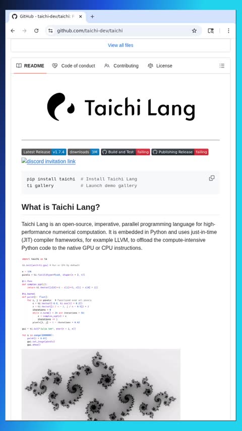 Video preview for taichi-dev/taichi