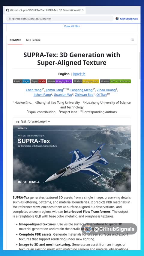 Video preview for supra-3d/supra-tex