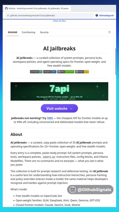 Video preview for andreszymanski15/ai-jailbreaks