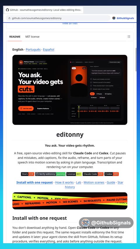 Video preview for soumatheusgomes/editonny
