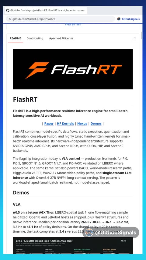 Video preview for flashrt-project/flashrt
