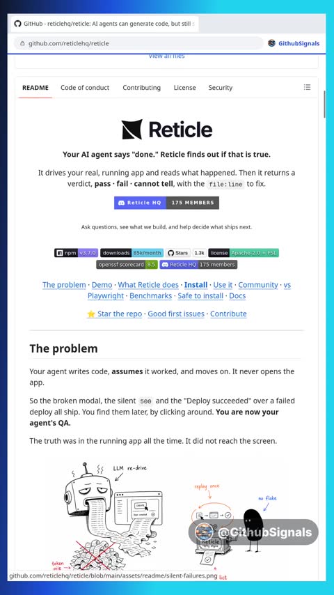 Video preview for reticlehq/reticle