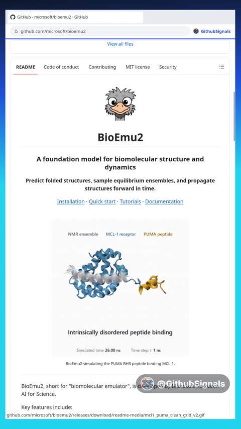 Video preview for microsoft/bioemu2