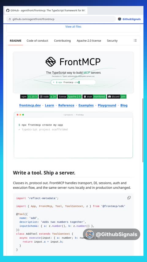 Video preview for agentfront/frontmcp