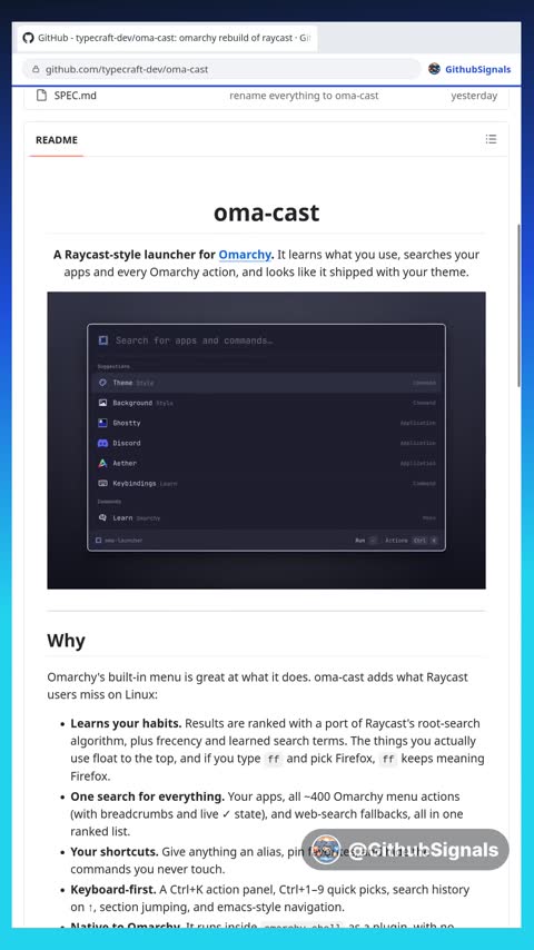 Video preview for typecraft-dev/oma-cast