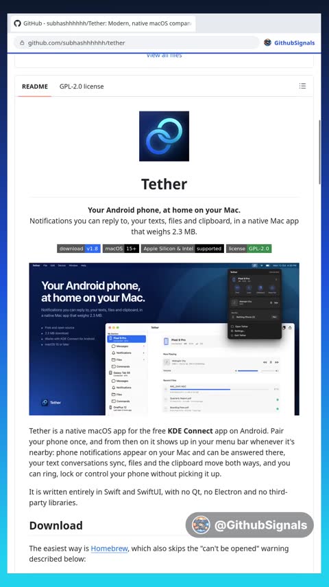 Video preview for subhashhhhhh/tether