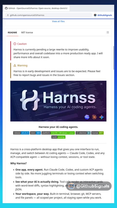 Video preview for opensource03/harnss