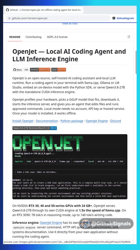 Video preview for l-forster/open-jet