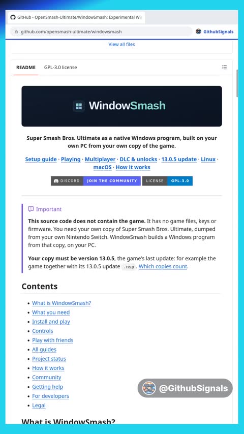 Video preview for opensmash-ultimate/windowsmash