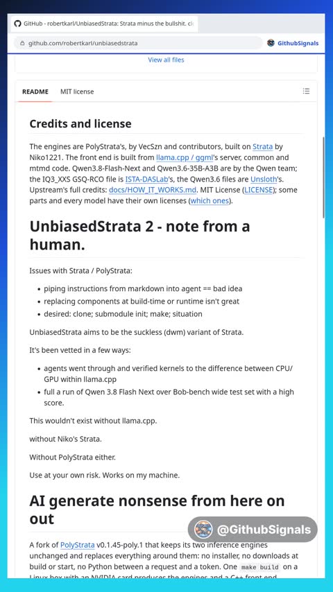 Video preview for robertkarl/unbiasedstrata