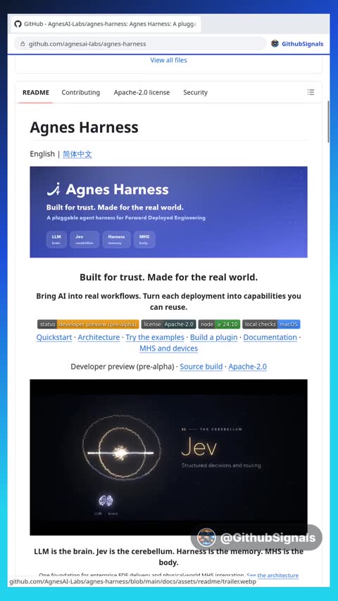 Video preview for agnesai-labs/agnes-harness