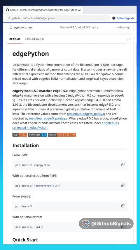 Video preview for pachterlab/edgepython
