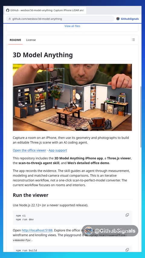 Video preview for wesbos/3d-model-anything