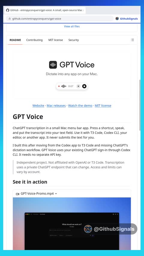 Video preview for entropyconquers/gpt-voice