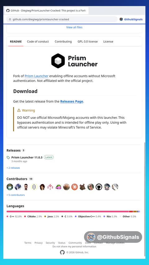 Video preview for diegiwg/prismlauncher-cracked