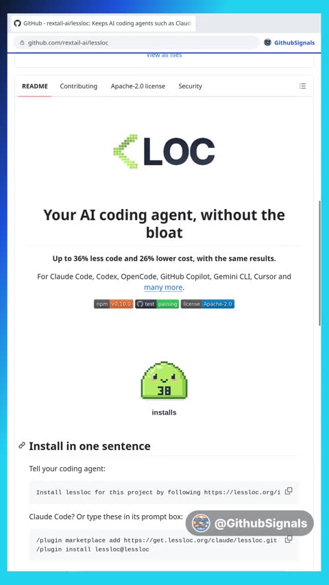 Video preview for rextail-ai/lessloc