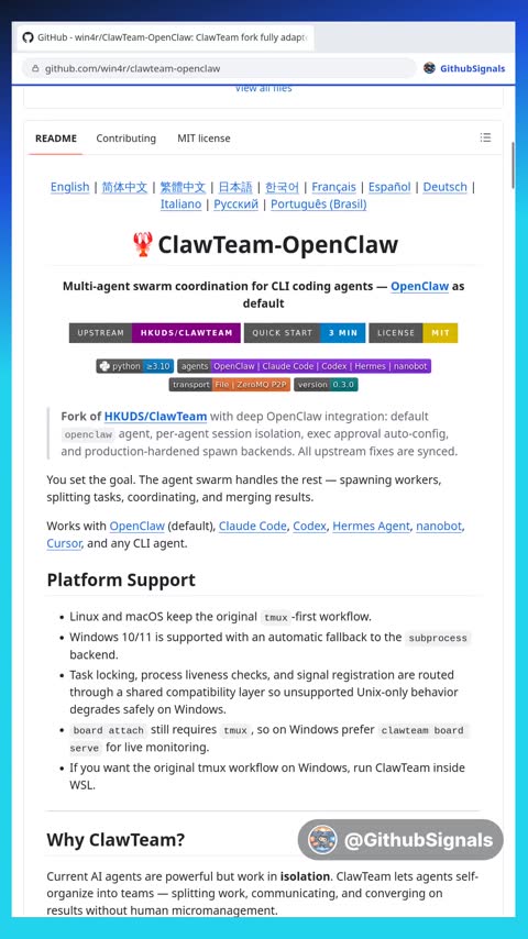 Video preview for win4r/clawteam-openclaw