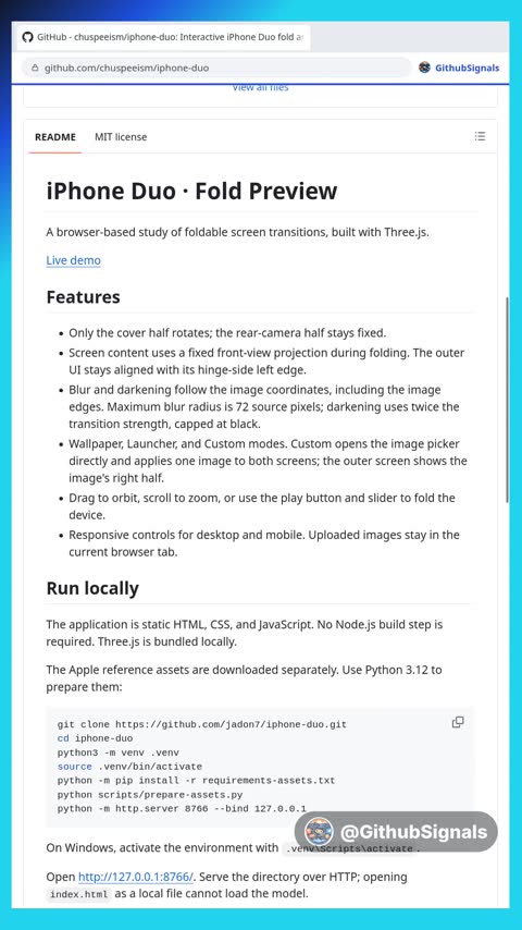 Video preview for chuspeeism/iphone-duo