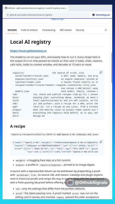 Video preview for sybil-solutions/local-ai-registry