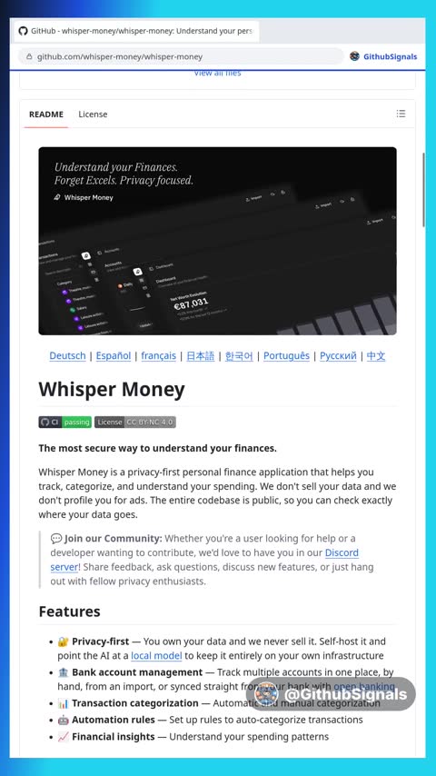 Video preview for whisper-money/whisper-money