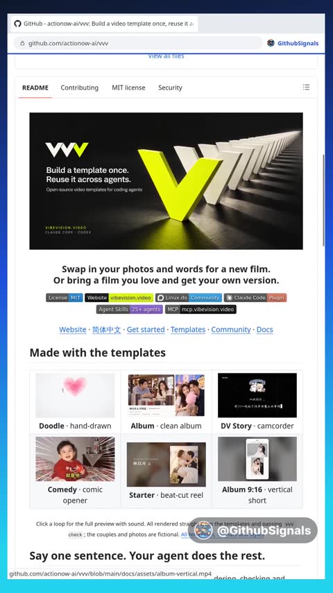 Video preview for actionow-ai/vvv
