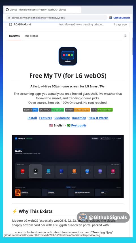 Video preview for danielthejoker18/freemytvwebos