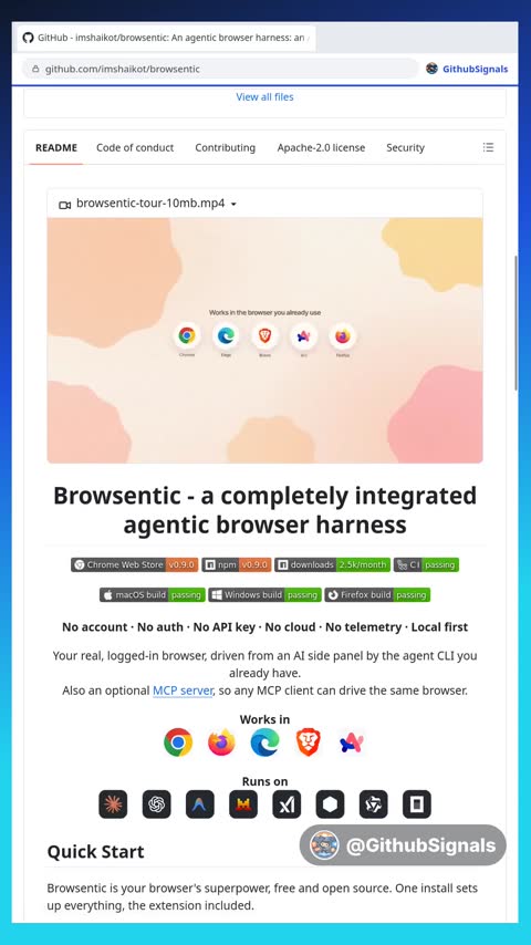 Video preview for imshaikot/browsentic