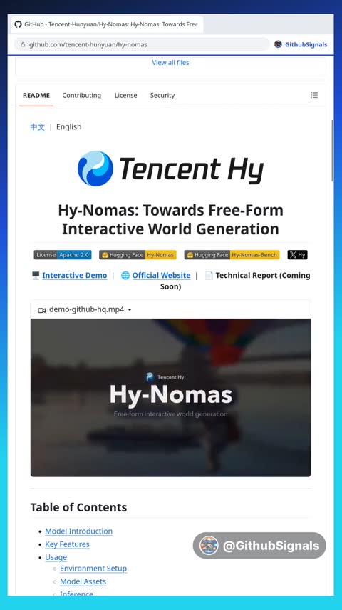 Video preview for tencent-hunyuan/hy-nomas