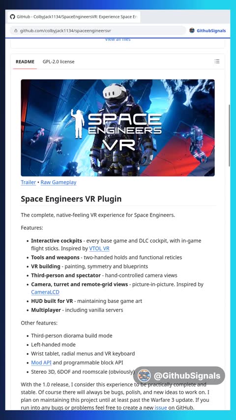 Video preview for colbyjack1134/spaceengineersvr