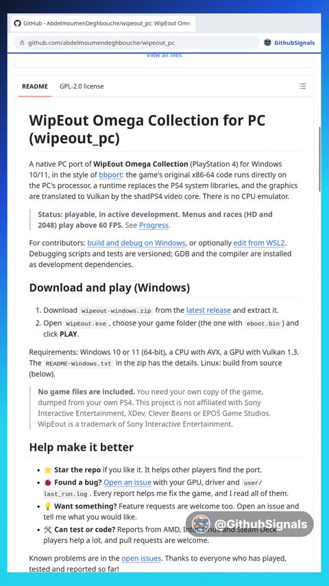 Video preview for abdelmoumendeghbouche/wipeout_pc