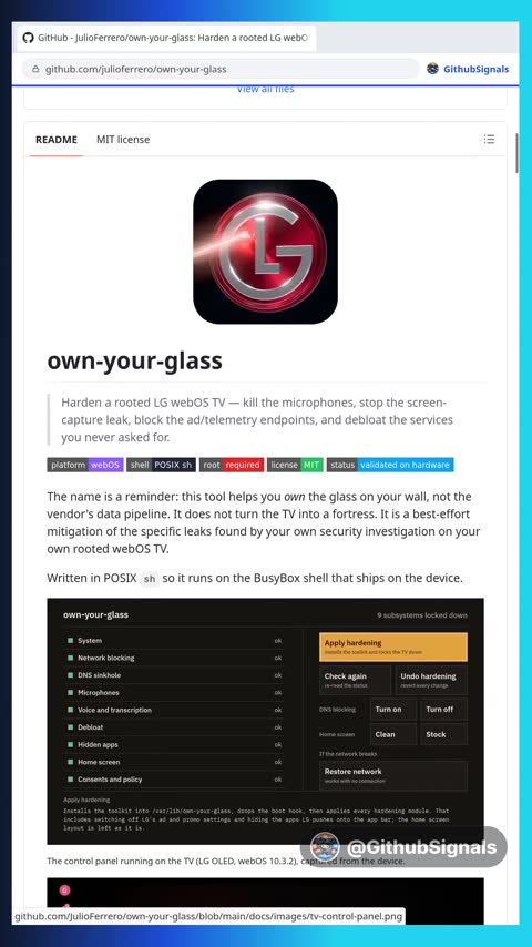 Video preview for julioferrero/own-your-glass