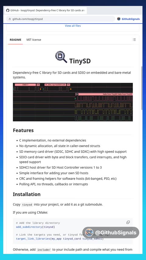Video preview for loopj/tinysd