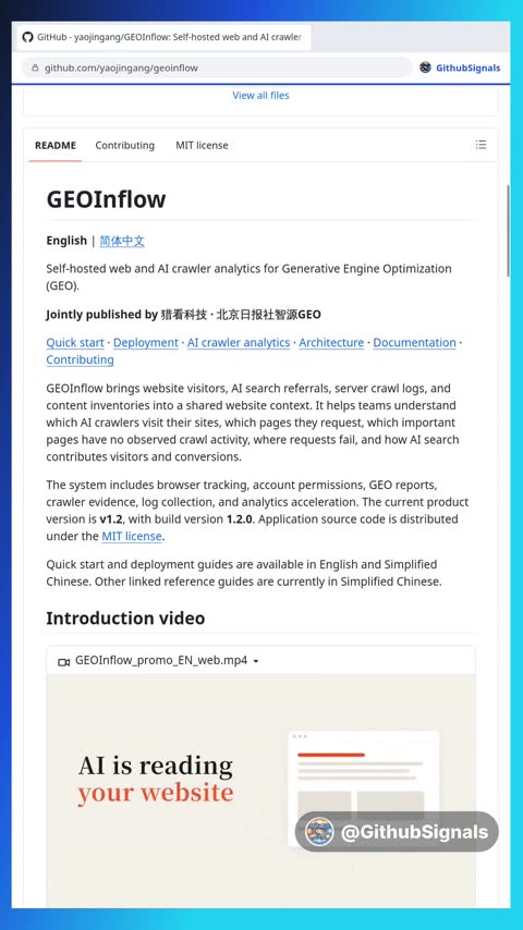 Video preview for yaojingang/geoinflow