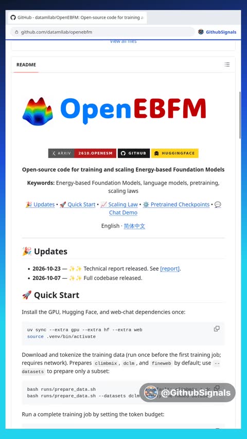 Video preview for datamllab/openebfm