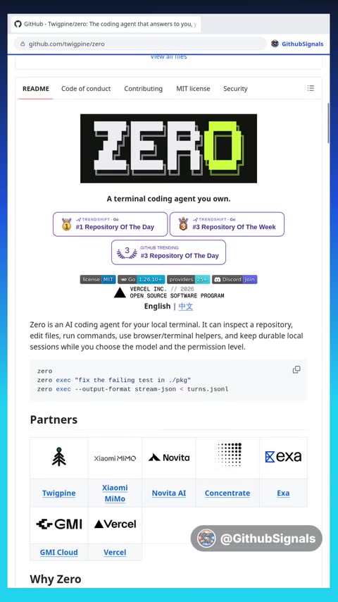 Video preview for twigpine/zero
