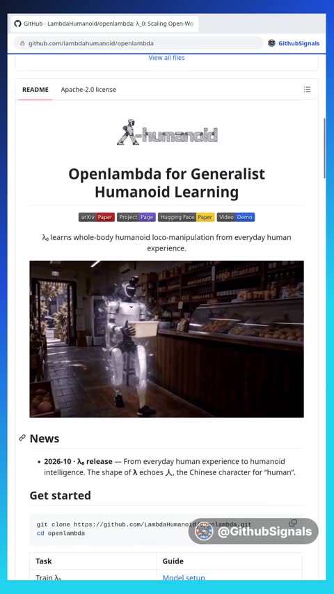 Video preview for lambdahumanoid/openlambda