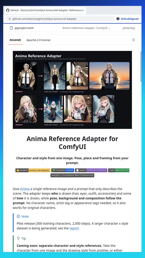 Video preview for electrongirl/comfyui-anima-ref-adapter