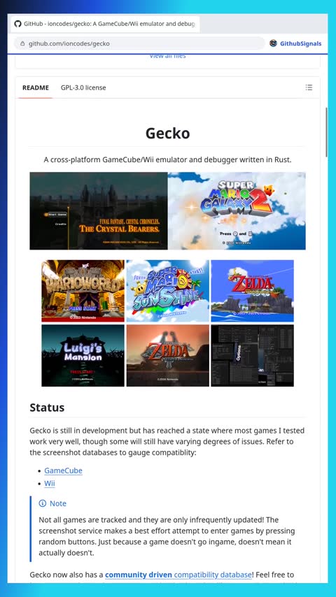 Video preview for ioncodes/gecko