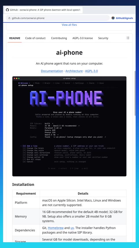Video preview for oxnw/ai-phone